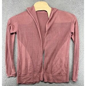 Lululemon Still Movement Wrap Sweater Hooded Heathered Quicksand W4ASLS NO SIZE